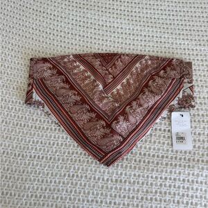 American Threads Satin Bandeau Top